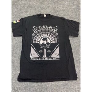 2014 Dave Chappelle Radio City Music Hall Show I was There Black T-Shirt Men's L
